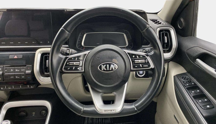 2021 KIA SONET HTX PLUS 1.0 IMT, Petrol, Manual, 48,239 km, Steering Wheel Close Up