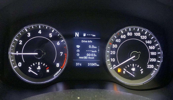 2022 Hyundai VENUE SX 1.0 TURBO IMT, Petrol, Manual, 31,018 km, Odometer Image