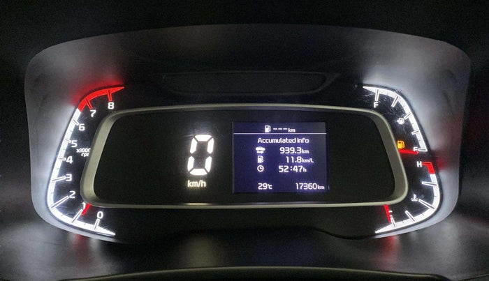 2022 KIA SONET HTE 1.2, Petrol, Manual, 17,398 km, Odometer Image