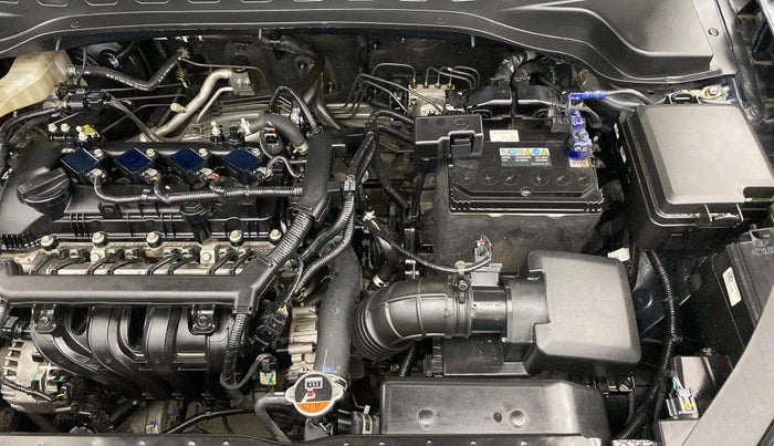 2022 KIA SONET HTE 1.2, Petrol, Manual, 17,398 km, Engine View - Left