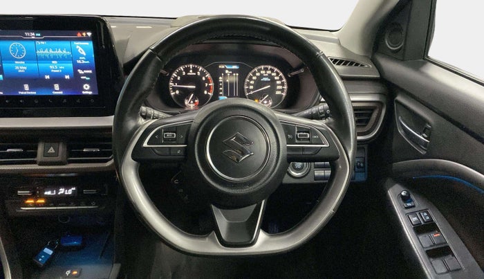 2022 Maruti BREZZA ZXI + SMART HYBRID, Petrol, Manual, 36,708 km, Steering Wheel Close Up