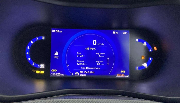 2024 Tata NEXON CREATIVE + SUNROOF 1.2 PETROL, Petrol, Manual, 11,406 km, Odometer Image