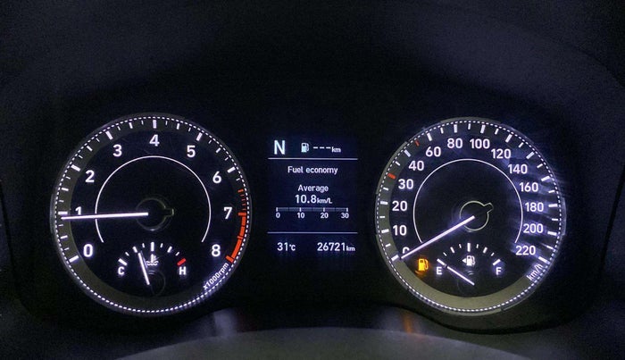 2021 Hyundai VENUE SX 1.0 (O) TURBO IMT, Petrol, Manual, 26,652 km, Odometer Image