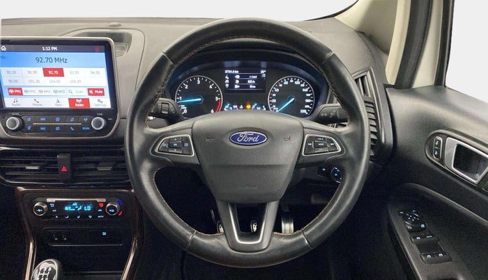 2020 Ford Ecosport TITANIUM 1.5L THUNDER EDTION DIESEL, Diesel, Manual, 37,654 km, Steering Wheel Close Up