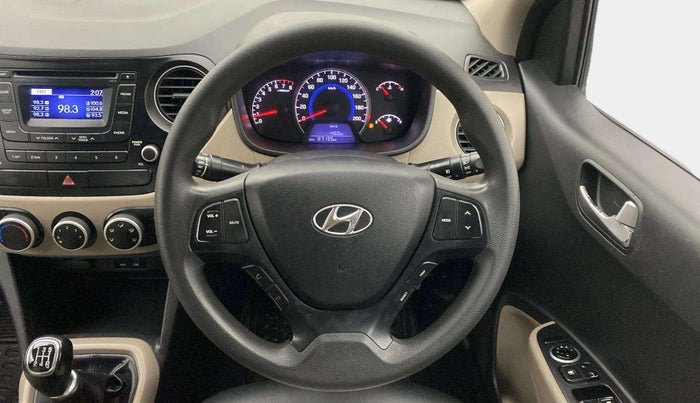 2015 Hyundai Grand i10 SPORTZ 1.2 KAPPA VTVT, Petrol, Manual, 87,149 km, Steering Wheel Close Up