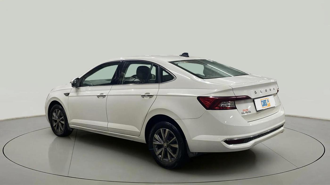 2022 Skoda SLAVIA STYLE 1.0L TSI AT, Petrol, Automatic, 34,211 km, Left Back Diagonal