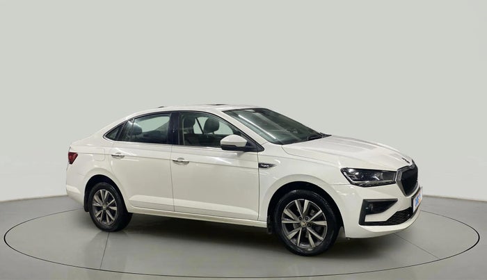 2022 Skoda SLAVIA STYLE 1.0L TSI AT, Petrol, Automatic, 34,035 km, Right Front Diagonal