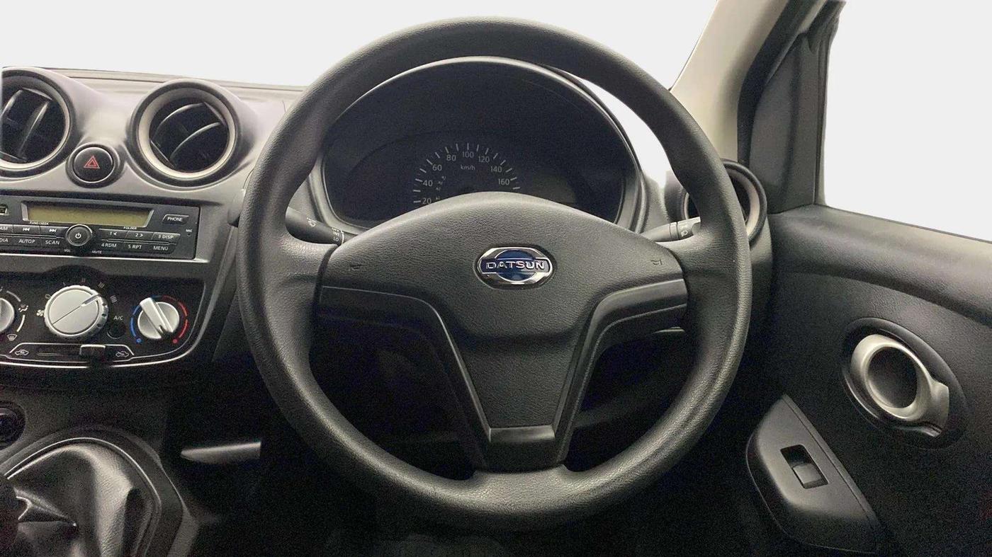 2018 Datsun Go T, Petrol, Manual, 20,966 km, Steering Wheel Close Up