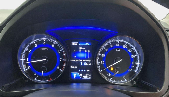 2018 Maruti Baleno ALPHA CVT PETROL 1.2, Petrol, Automatic, 72,246 km, Odometer Image