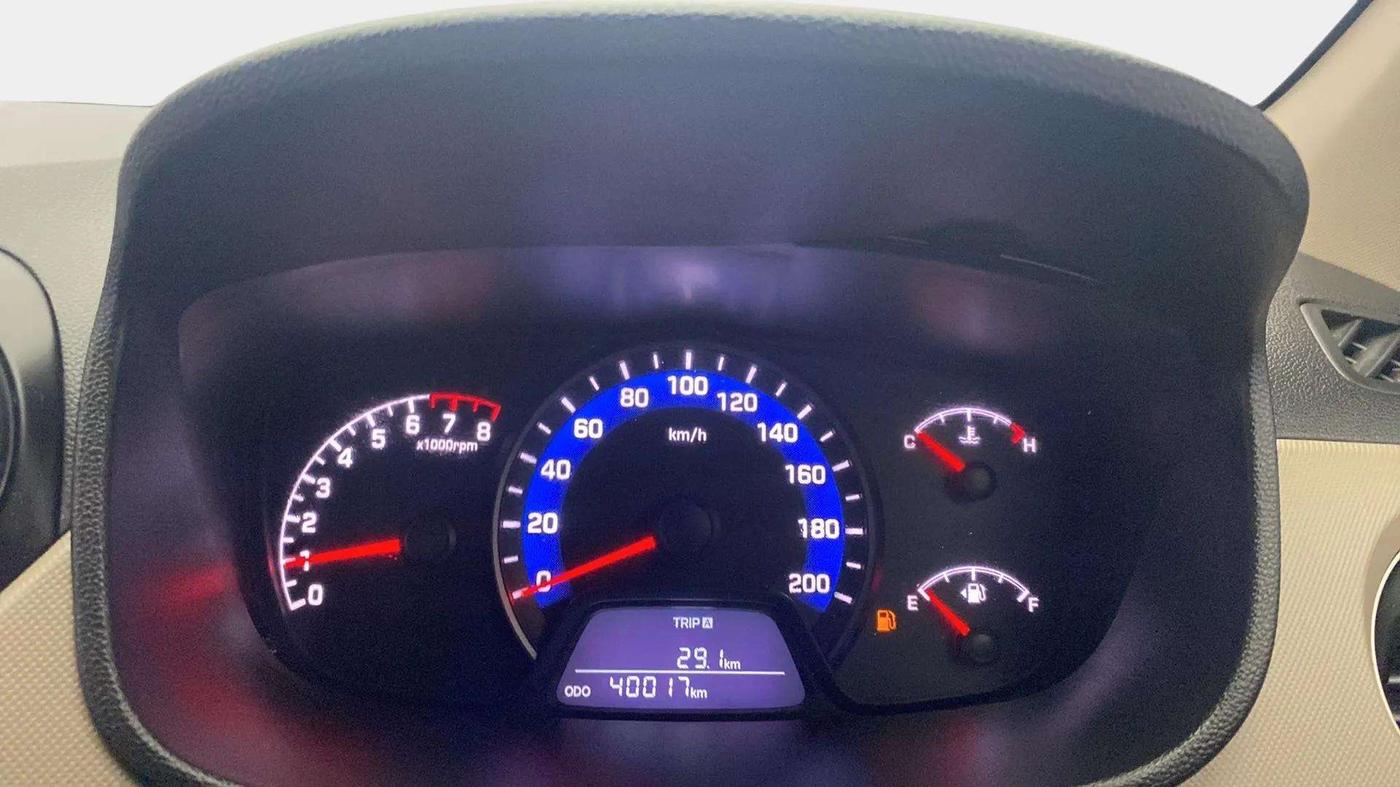 2014 Hyundai Xcent S (O) 1.2, Petrol, Manual, 40,096 km, Odometer Image