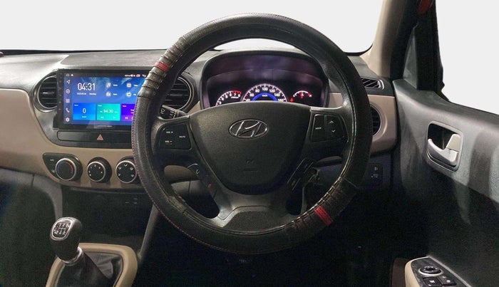 2017 Hyundai Grand i10 SPORTZ 1.2 KAPPA VTVT, Petrol, Manual, 26,461 km, Steering Wheel Close Up
