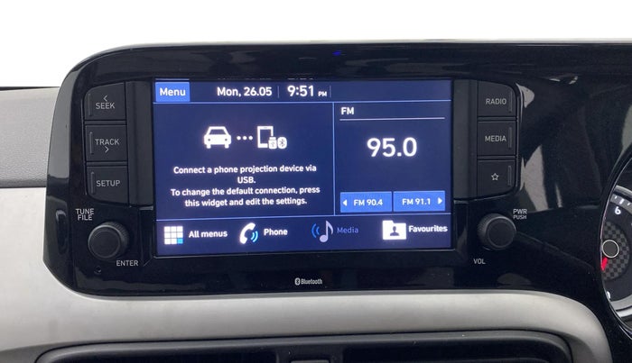2021 Hyundai GRAND I10 NIOS SPORTZ AMT 1.2 KAPPA VTVT, Petrol, Automatic, 47,764 km, Air Conditioner