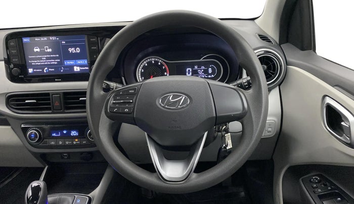 2021 Hyundai GRAND I10 NIOS SPORTZ AMT 1.2 KAPPA VTVT, Petrol, Automatic, 47,764 km, Steering Wheel Close Up
