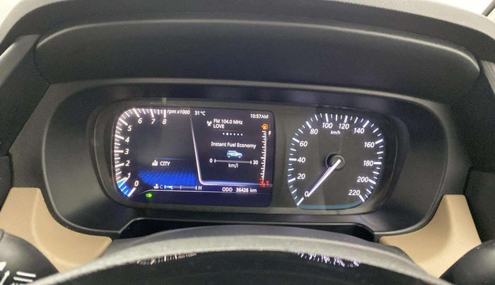 2022 Tata PUNCH CREATIVE 1.2 MT KAZIRANGA EDITION , Petrol, Manual, 36,389 km, Odometer Image