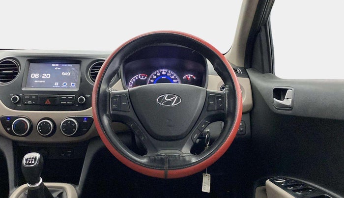 2018 Hyundai Grand i10 SPORTZ 1.2 KAPPA VTVT, Petrol, Manual, 48,826 km, Steering Wheel Close Up