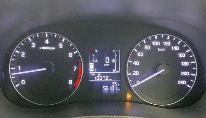 2018 Hyundai Creta E PLUS 1.6 PETROL, Petrol, Manual, 56,164 km, Odometer Image