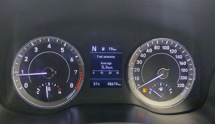 2021 Hyundai VENUE SX 1.0 TURBO IMT, Petrol, Manual, 48,612 km, Odometer Image