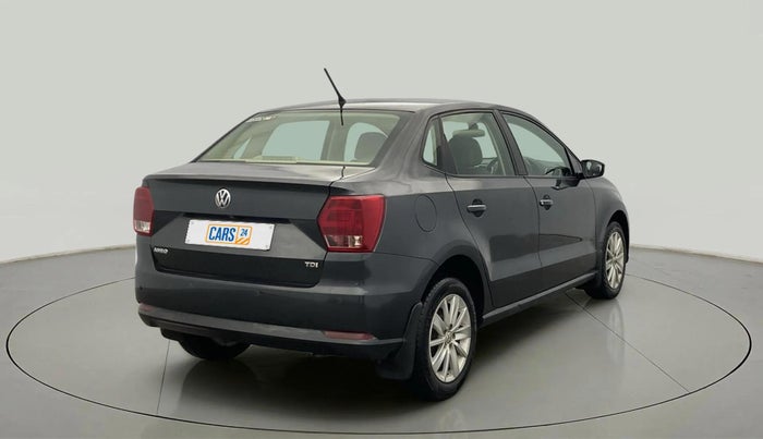 2017 Volkswagen Ameo HIGHLINE PLUS 1.5L AT 16 ALLOY, Diesel, Automatic, 66,860 km, Right Back Diagonal