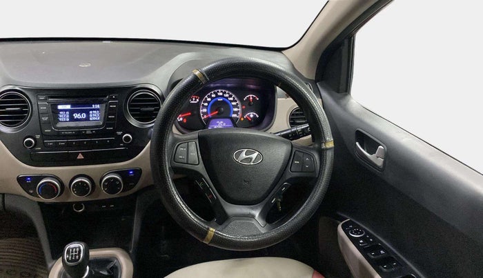 2015 Hyundai Grand i10 SPORTZ 1.2 KAPPA VTVT, Petrol, Manual, 18,762 km, Steering Wheel Close Up