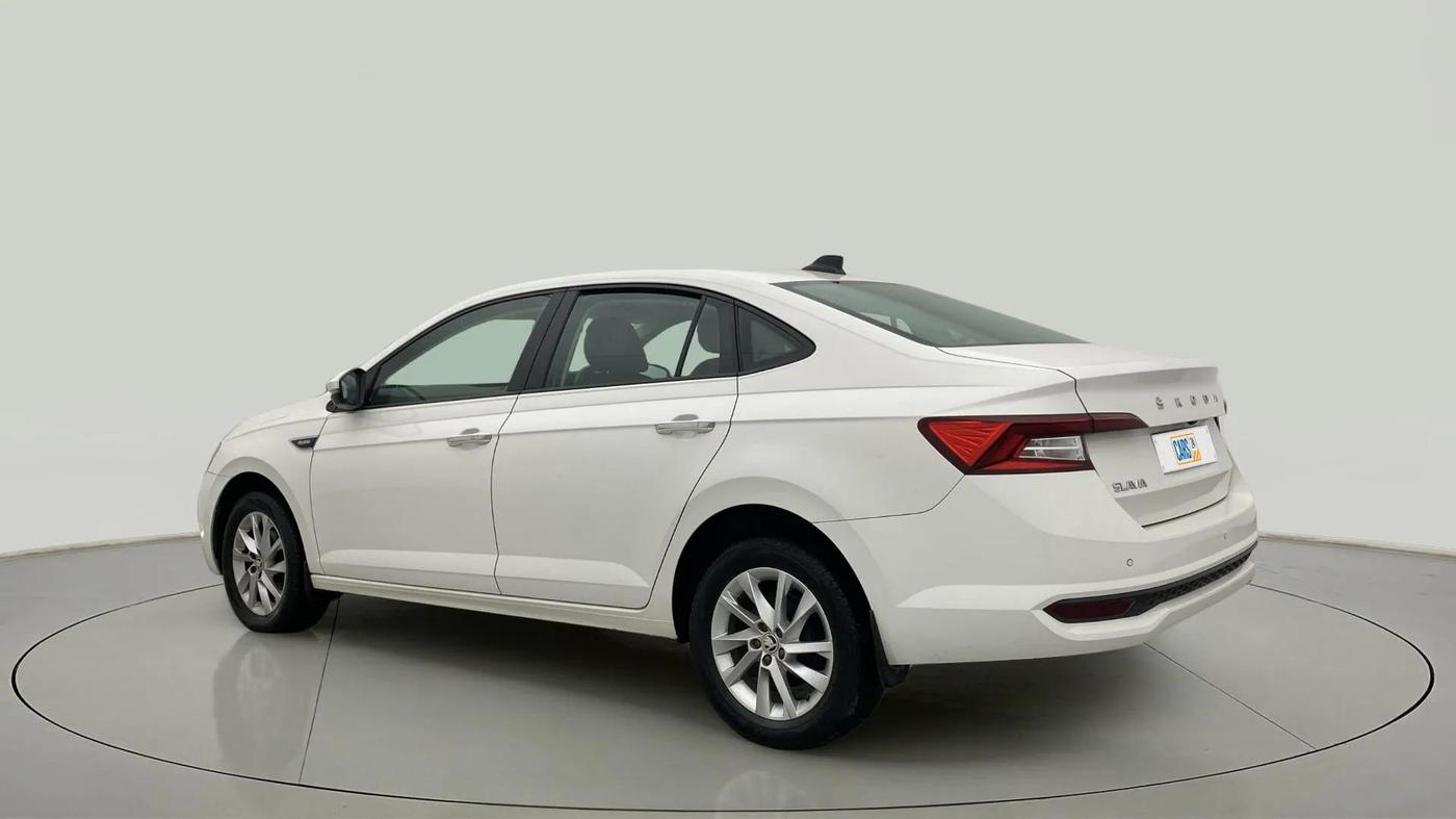 2023 Skoda SLAVIA AMBITION 1.0L TSI MT, Petrol, Manual, 28,961 km, Left Back Diagonal