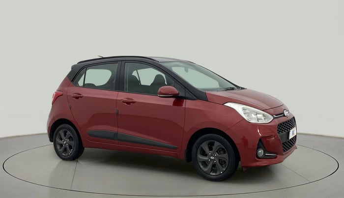 2018 Hyundai Grand i10 SPORTZ 1.2 KAPPA VTVT DUAL TONE, Petrol, Manual, 28,071 km, Right Front Diagonal