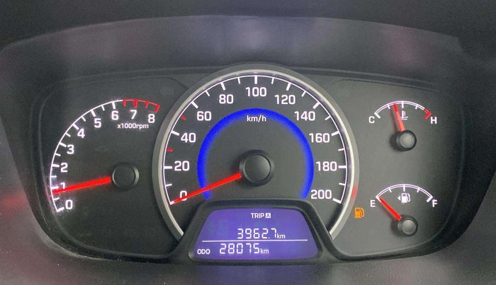 2018 Hyundai Grand i10 SPORTZ 1.2 KAPPA VTVT DUAL TONE, Petrol, Manual, 28,071 km, Odometer Image