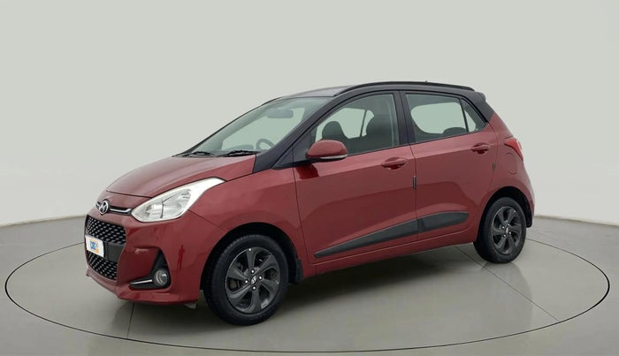 2018 Hyundai Grand i10 SPORTZ 1.2 KAPPA VTVT DUAL TONE, Petrol, Manual, 28,071 km, Left Front Diagonal