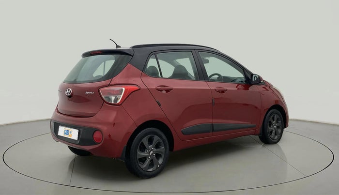 2018 Hyundai Grand i10 SPORTZ 1.2 KAPPA VTVT DUAL TONE, Petrol, Manual, 28,071 km, Right Back Diagonal