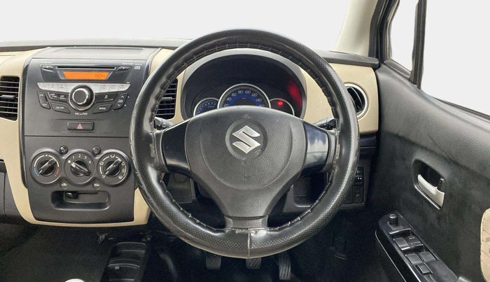 2017 Maruti Wagon R 1.0 VXI, Petrol, Manual, 73,173 km, Steering Wheel Close Up