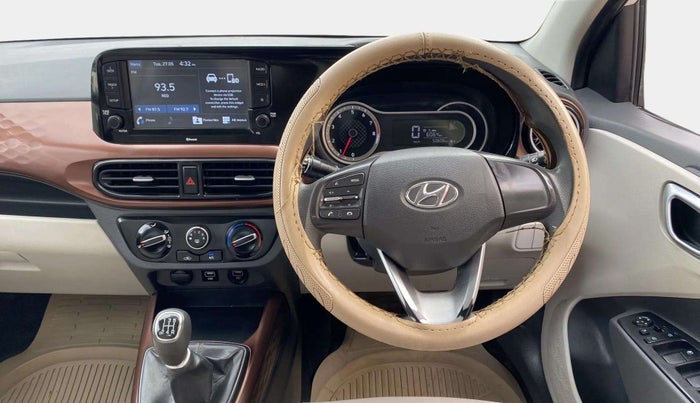 2020 Hyundai AURA SX 1.2, Petrol, Manual, 50,607 km, Steering Wheel Close Up