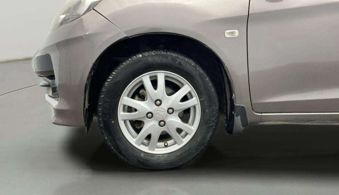 2014 Honda Brio V MT, Petrol, Manual, 24,346 km, Left Front Wheel