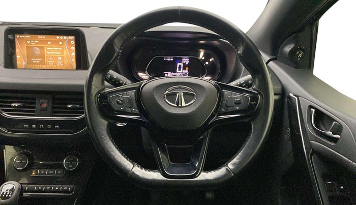 2022 Tata NEXON XZ PLUS (O) PETROL DARK EDITION, Petrol, Manual, 56,100 km, Steering Wheel Close Up