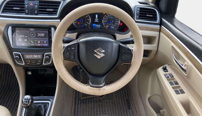 2021 Maruti Ciaz ALPHA 1.5 SHVS PETROL, Petrol, Manual, 65,004 km, Steering Wheel Close Up