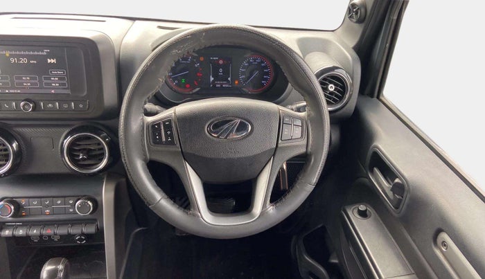 2021 Mahindra Thar LX PETROL HT 4WD AT, Petrol, Automatic, 48,493 km, Steering Wheel Close Up