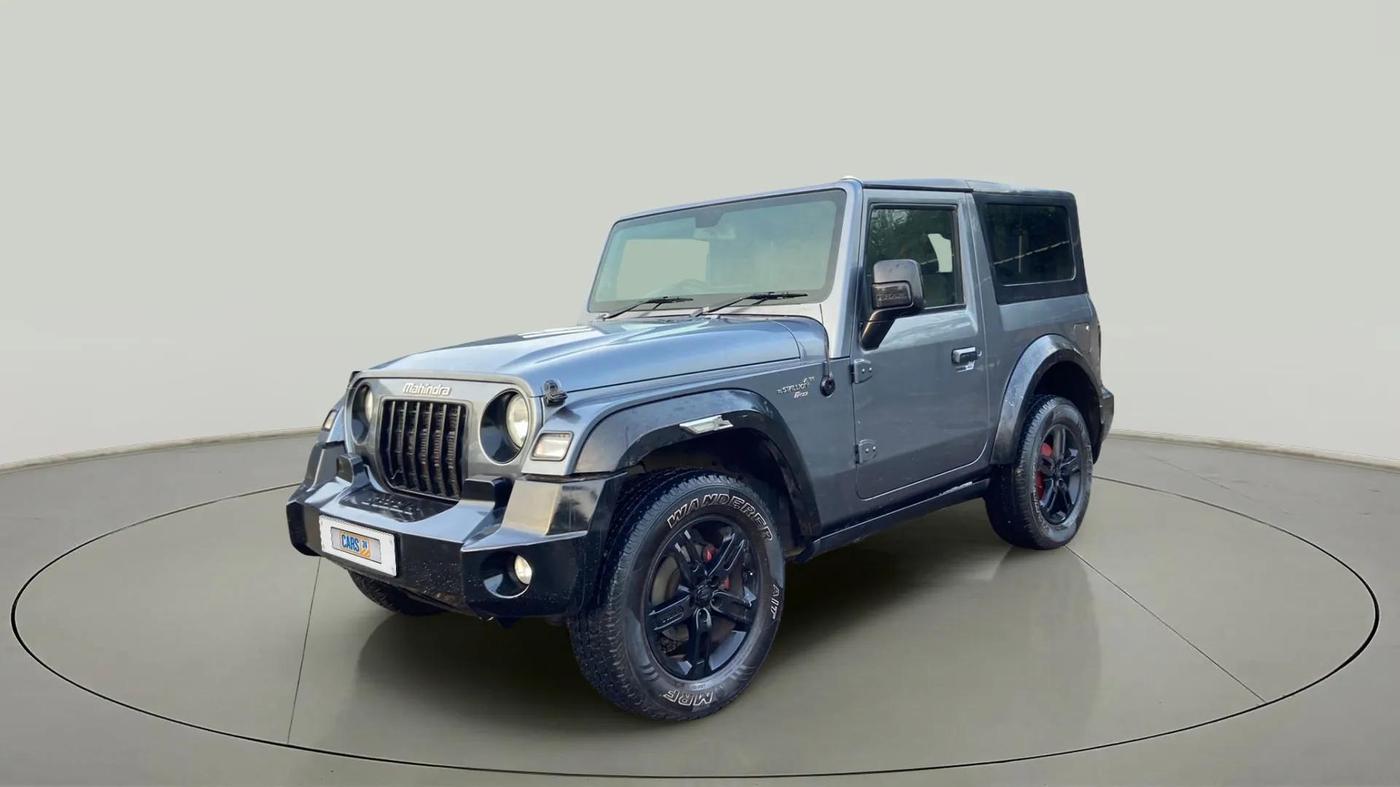 2021 Mahindra Thar LX PETROL HT 4WD AT, Petrol, Automatic, 48,493 km, Left Front Diagonal
