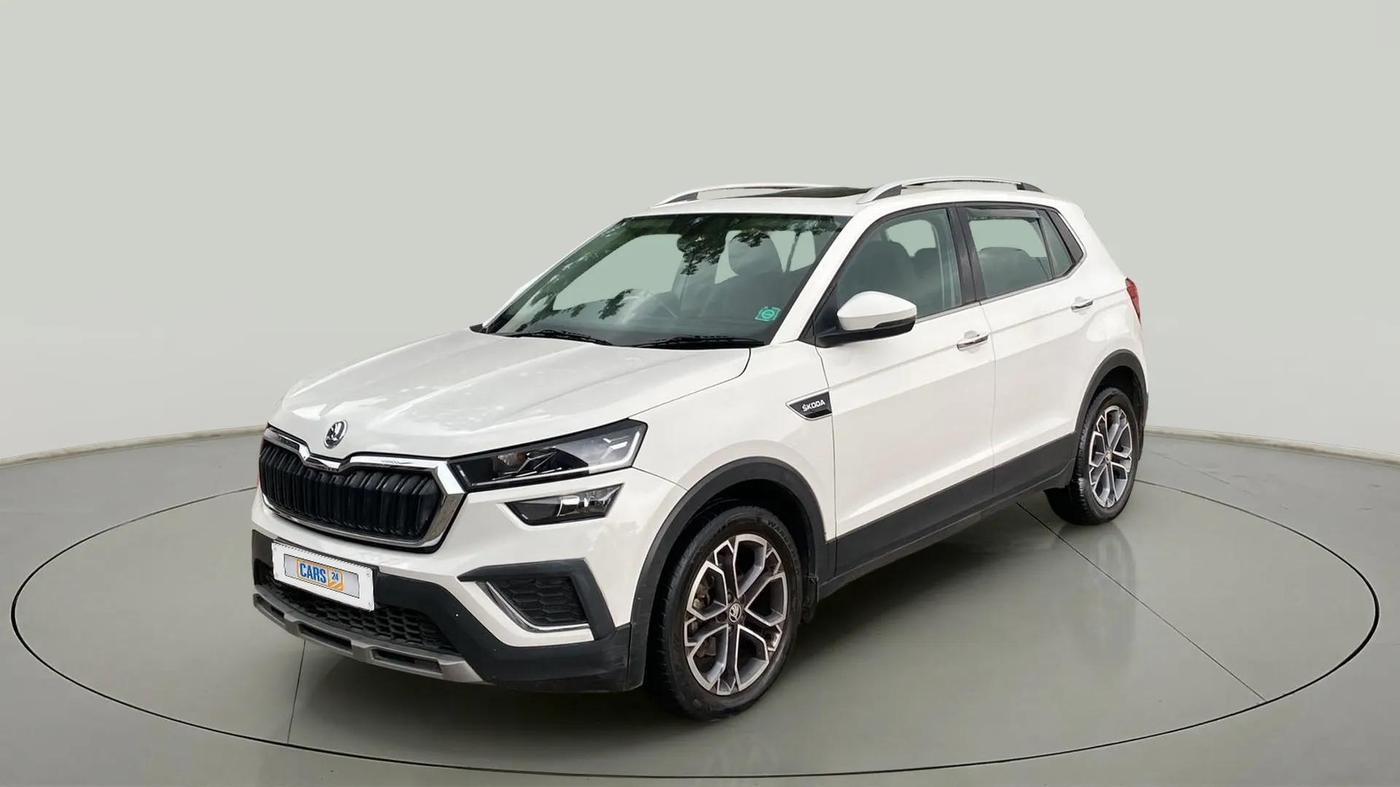 2023 Skoda KUSHAQ STYLE 1.0L TSI MT, Petrol, Manual, 47,876 km, Left Front Diagonal