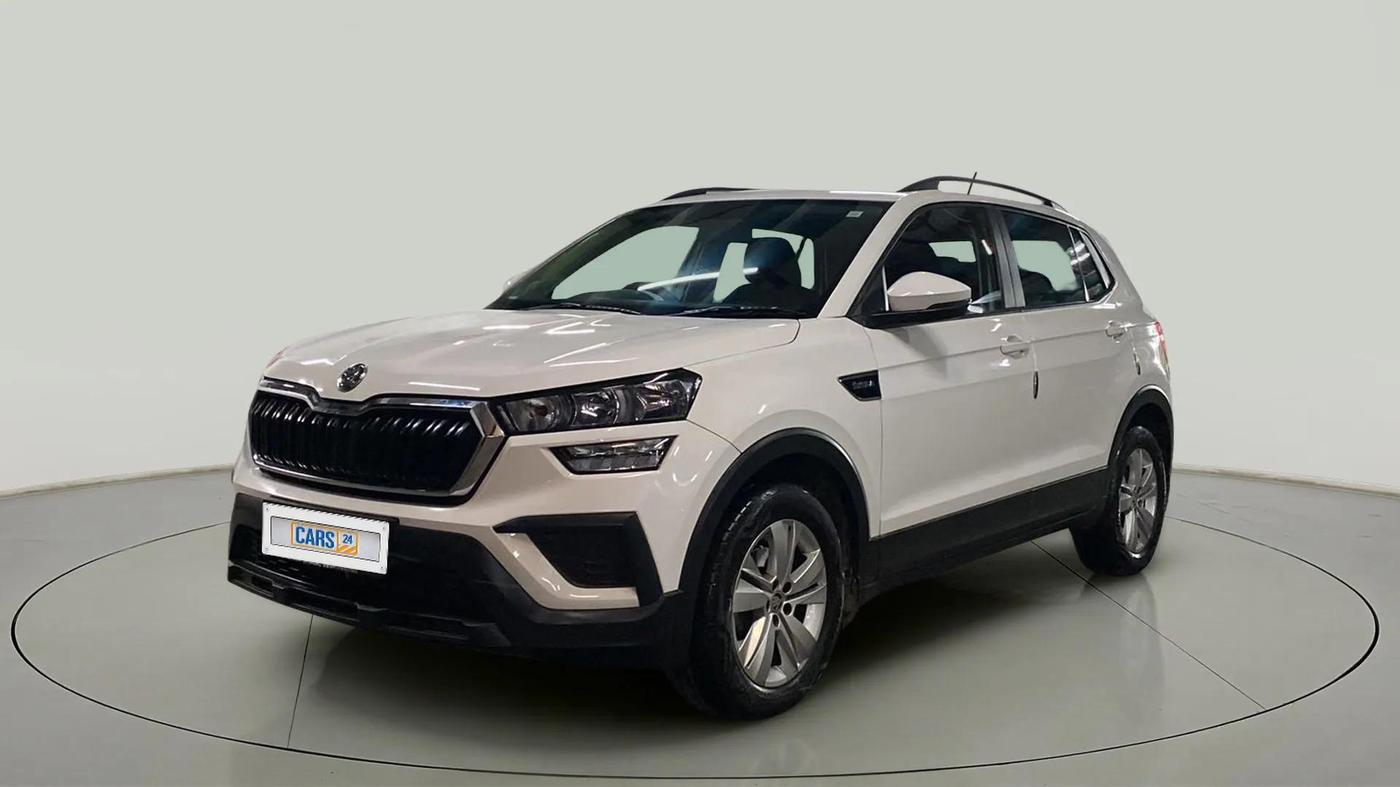 2022 Skoda KUSHAQ ACTIVE 1.0L TSI MT, Petrol, Manual, 28,788 km, Left Front Diagonal