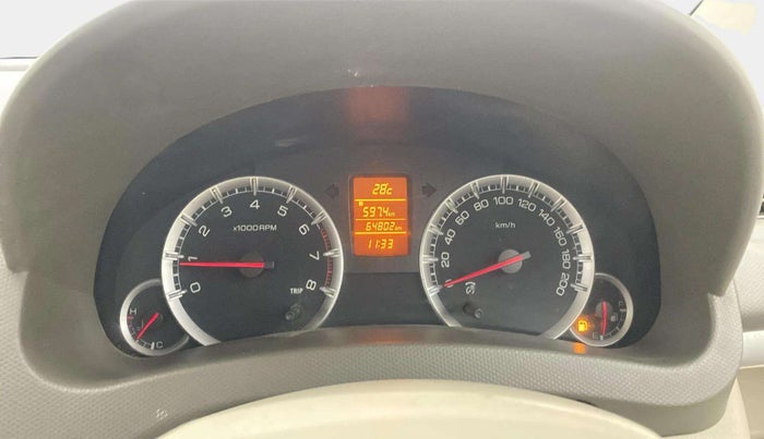 2014 Maruti Ertiga ZXI, Petrol, Manual, 64,802 km, Odometer Image