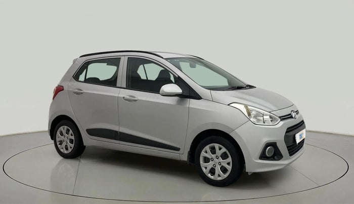 2015 Hyundai Grand i10 SPORTZ 1.2 KAPPA VTVT, Petrol, Manual, 55,730 km, Right Front Diagonal