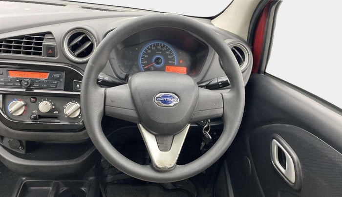 2018 Datsun Redi Go S 1.0 AMT, Petrol, Automatic, 64,617 km, Steering Wheel Close Up