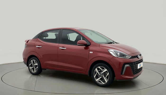 2023 Hyundai AURA SX PLUS 1.2 AMT, Petrol, Automatic, 37,493 km, Right Front Diagonal