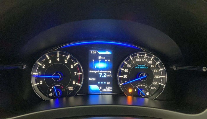 2018 Maruti Ciaz ALPHA 1.5 SHVS PETROL, Petrol, Manual, 37,122 km, Odometer Image
