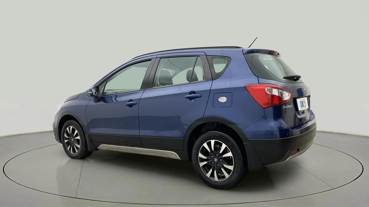 2021 Maruti S Cross ZETA AT 1.5, Petrol, Automatic, 38,351 km, Left Back Diagonal