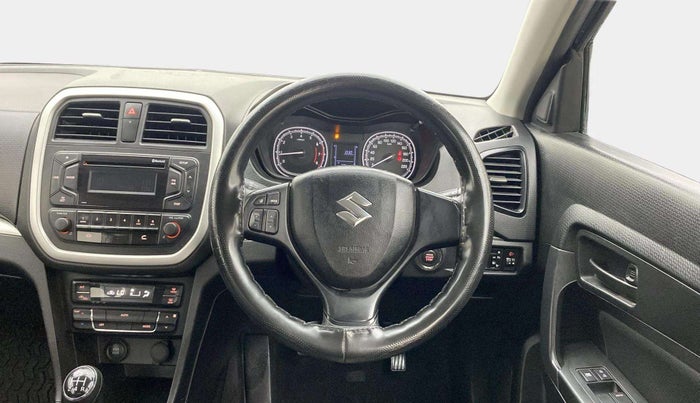 2021 Maruti Vitara Brezza VXI, Petrol, Manual, 55,629 km, Steering Wheel Close Up