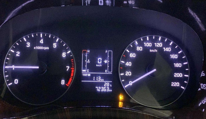 2016 Hyundai Creta SX PLUS 1.6 PETROL, Petrol, Manual, 72,349 km, Odometer Image