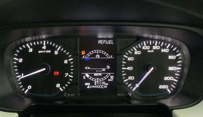 2023 Tata PUNCH PURE MT, Petrol, Manual, 37,043 km, Odometer Image