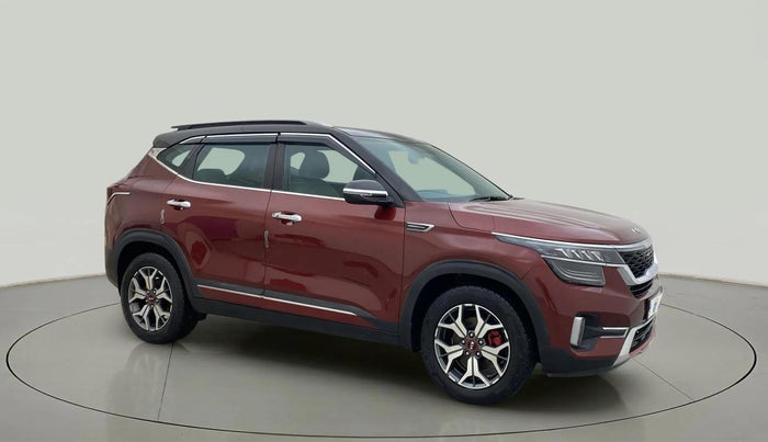 2019 KIA SELTOS HTX 1.5 PETROL DUAL TONE, Petrol, Manual, 74,053 km, Right Front Diagonal
