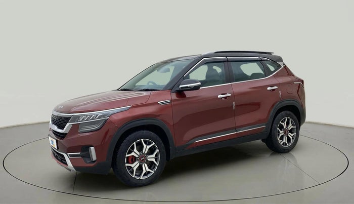 2019 KIA SELTOS HTX 1.5 PETROL DUAL TONE, Petrol, Manual, 74,053 km, Left Front Diagonal