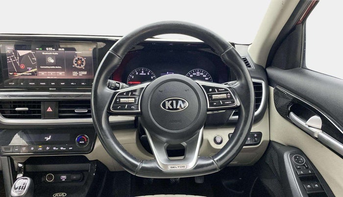 2019 KIA SELTOS HTX 1.5 PETROL DUAL TONE, Petrol, Manual, 74,053 km, Steering Wheel Close Up