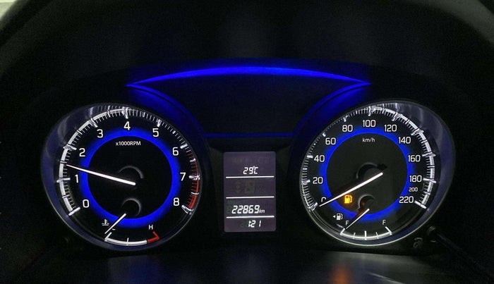 2017 Maruti Baleno DELTA PETROL 1.2, Petrol, Manual, 22,851 km, Odometer Image